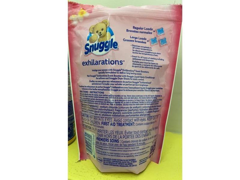 Snuggle Exhilarations Scent Booster Pacs, Island Hibiscus & Rainflower, 18.3 oz/520 g, 26 Count