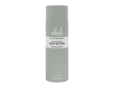 Whish Antioxidant Rich Body Butter, Wild Sage + Sea Salt, 5 fl oz/150 mL