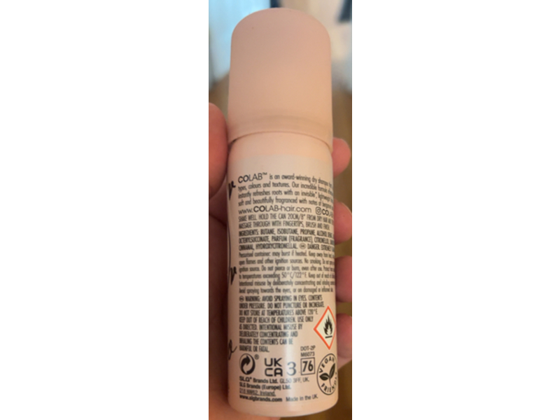 Co Lab Dry Shampoo, Original Fragrance, 1.0 oz/50 mL