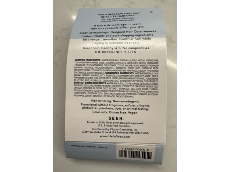 Seen Sensitive Skin Travel Trio, 2 fl oz