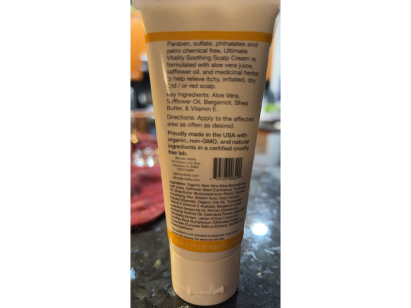 Dermavitality Soothing Scalp Cream, Reliving & Calming, 2 fl oz