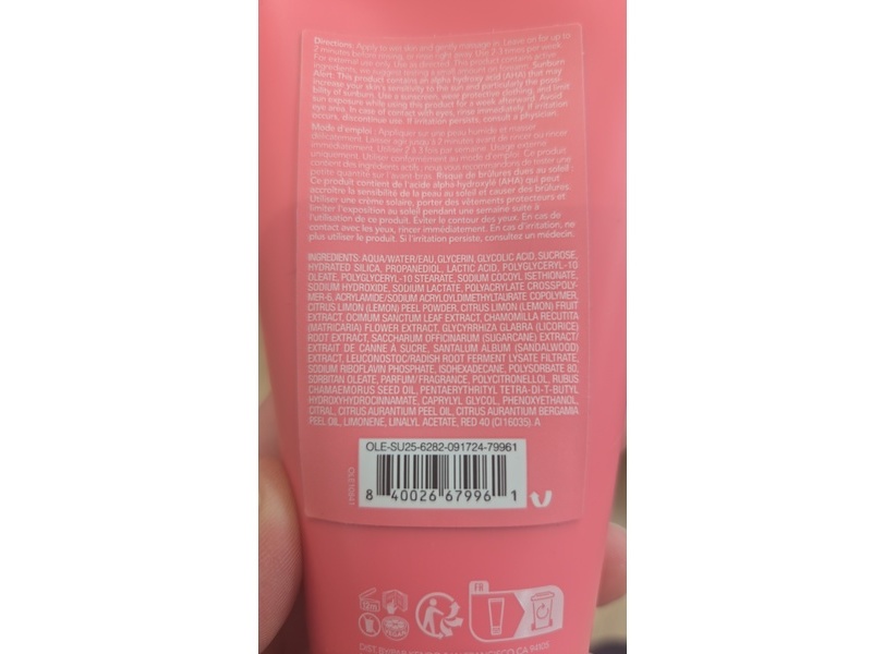 Ole Henriksen Smoothing Scrub, Strawberry Lemonade, 3 oz/90 g
