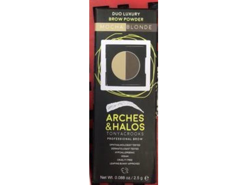 Arches & Halos Brow Powder, Mocha Blonde, 0.088 oz/2.5 g
