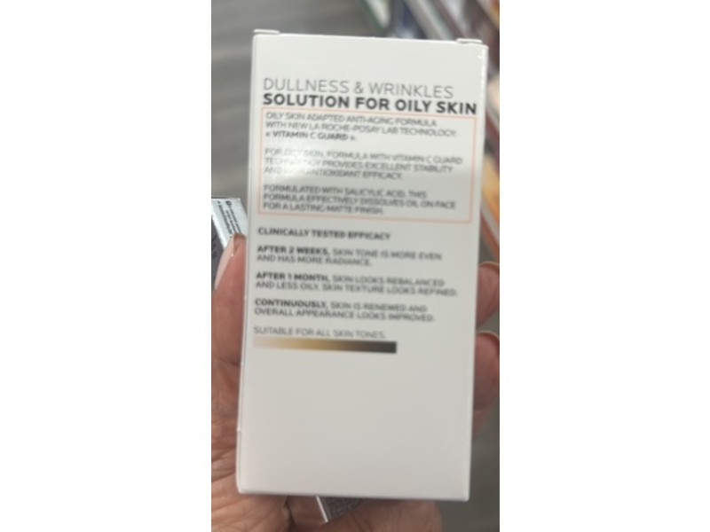 La Roche-Posay Pure Vitamin C 12 Oil Control Serum, 1.01 fl oz/30 mL