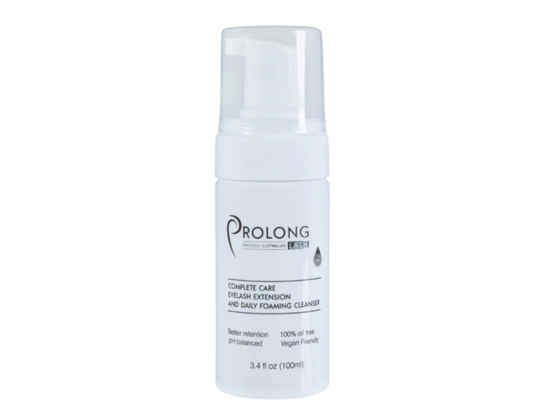 Prolong Lash Complete Care Eyelash Extension And Daily Facial Foaming Cleanser, 3.4 fl oz/100 mL