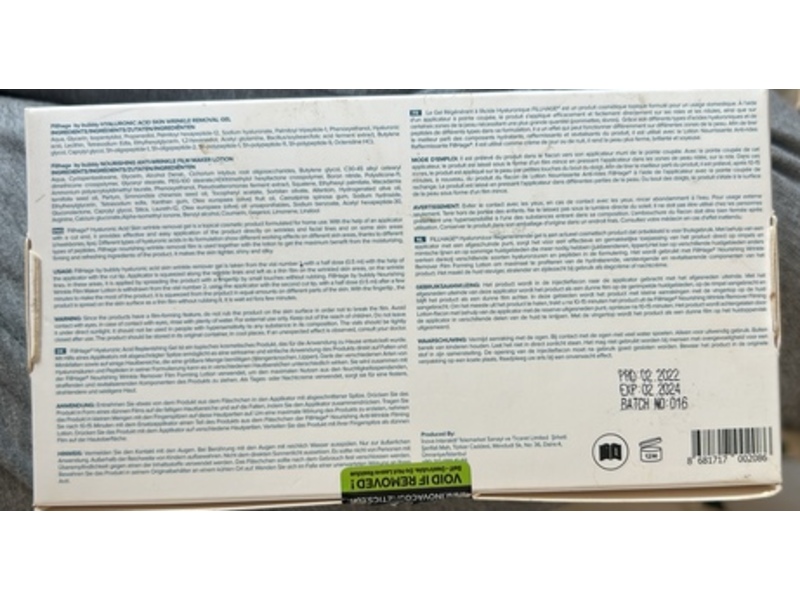 Fillhage By Bubbly Anti-Wrinkle Gel + Firming Lotion