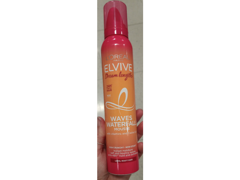 L'Oreal Paris Elvive Dream Lengths Waves Waterfall Mousse, 200 mL