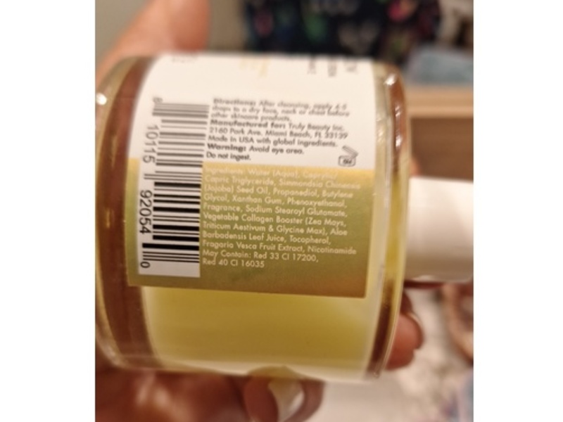 Truly Pineapple Glow Brightening Facial Serum, 3.4 fl oz/100 mL