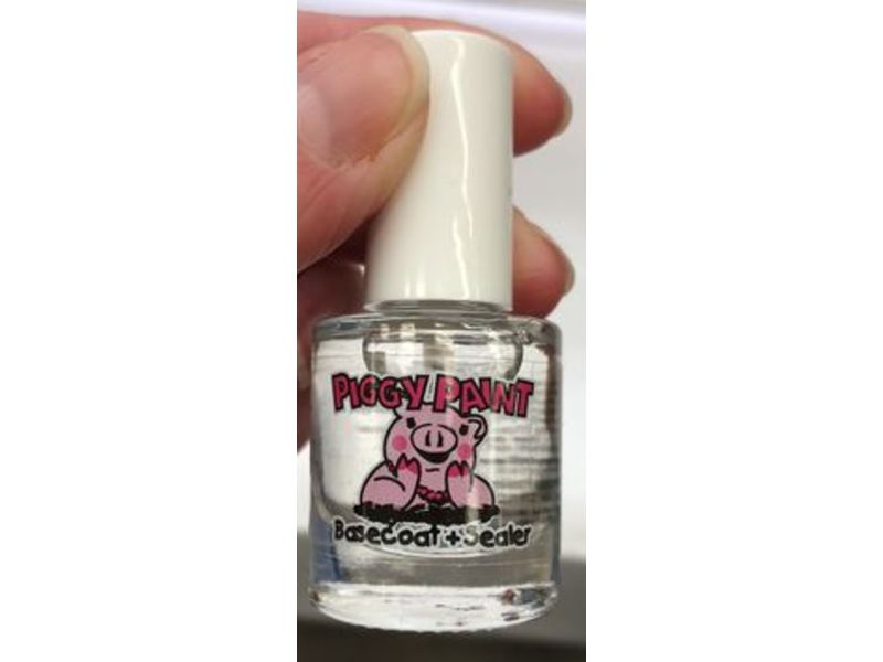 Piggy Paint Basecoat + Sealer, 0.33 fl oz/10 mL