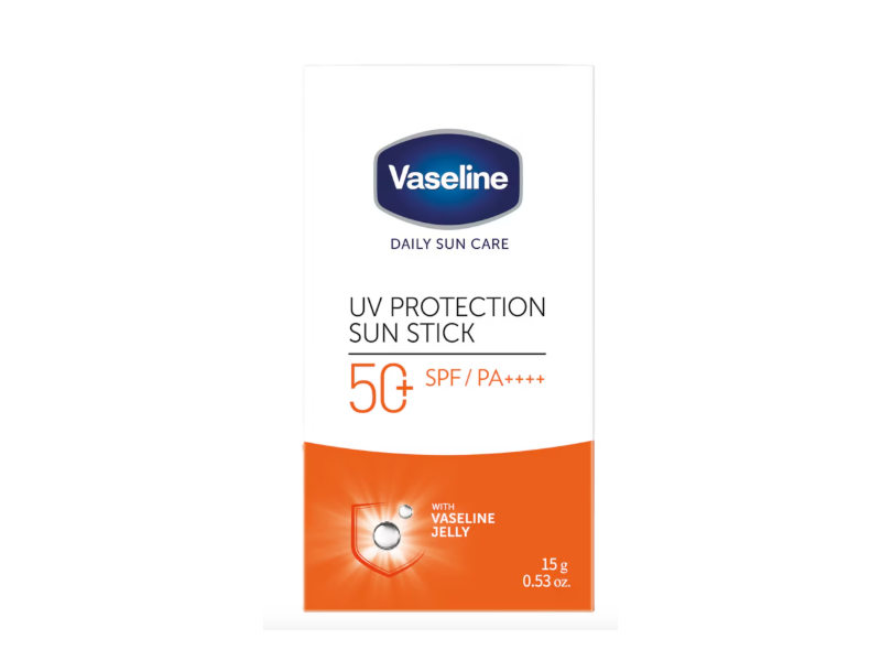 Vaseline Daily Sun Care UV Protection Sun Stick, Vaseline Jelly, SPF 50+ PA++++, 15 g