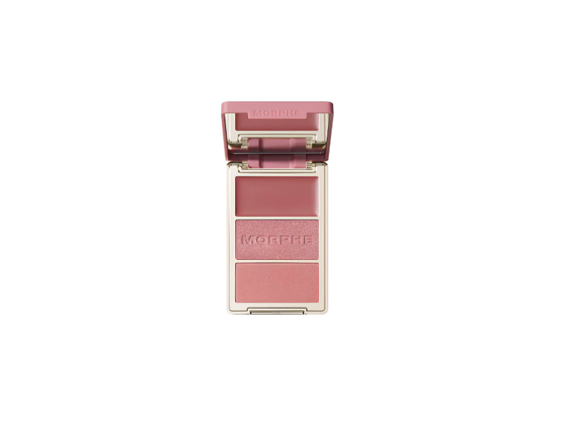 Morphe Cheek Thrills Multi-Finish Face Trio, Honeymoon Suite, 0.38 oz/10.8 g