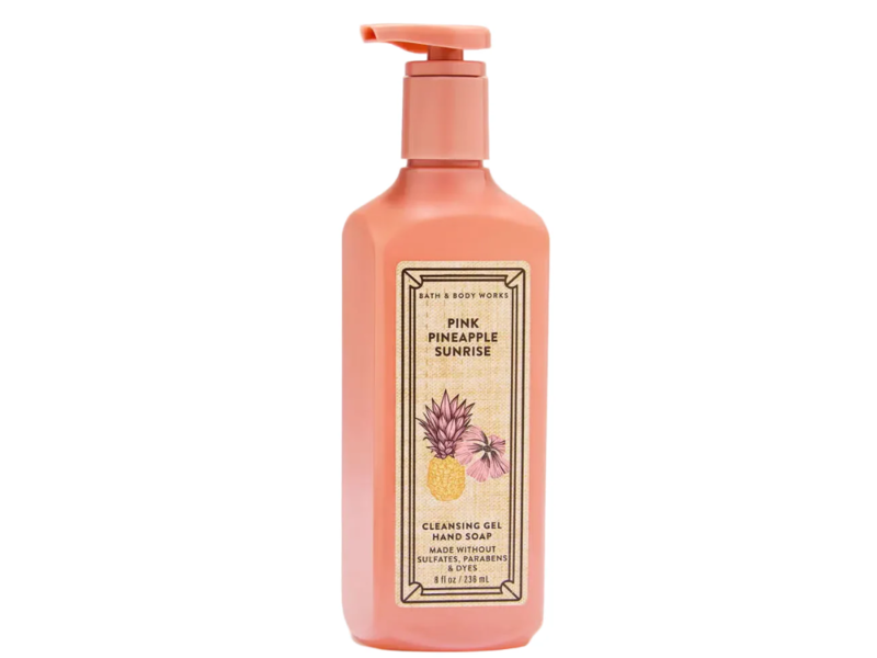Bath & Body Works Cleansing Gel Hand Soap, Pink Pineapple Sunrise, 8 fl oz/236 mL