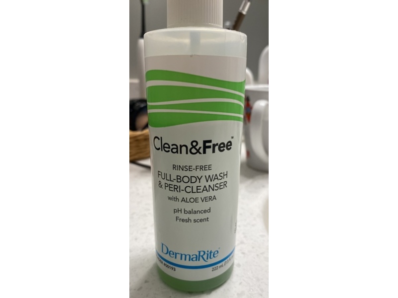 Dermarite Clean & Free Body Wash & Peri Cleanser, Aloevera, 7.5 fl oz/222 mL