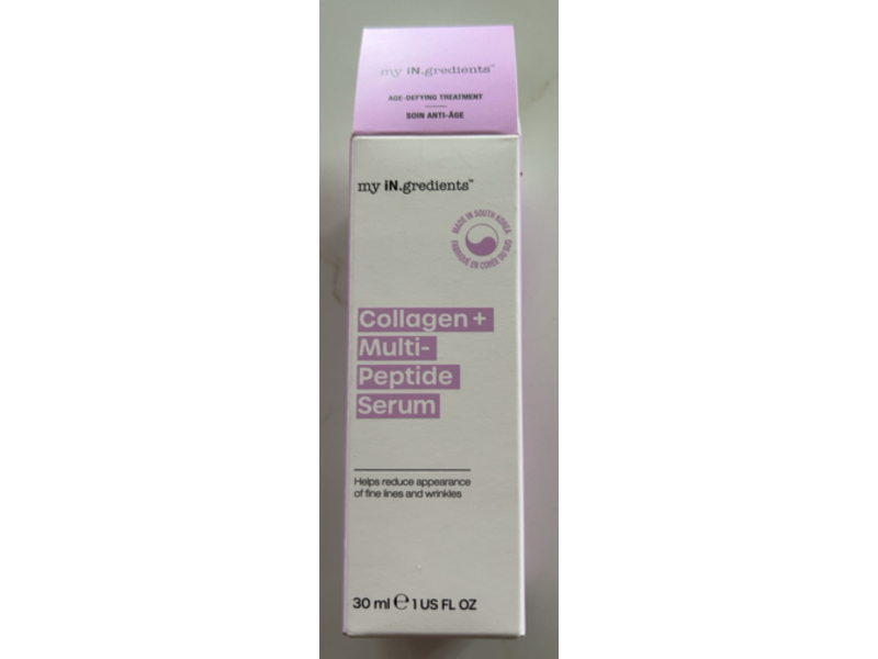 My In.Gredients Collagen + Multi-Peptide Serum, 1 fl oz/30 mL