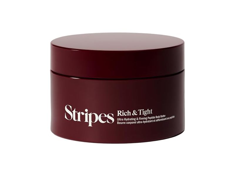 Stripes Ultra Hydrating & Firming Peptide Body Butter, Rich & Tight, 8.5 fl oz/ 250 mL