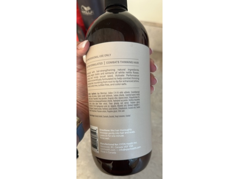 Xyon Activate Performance Shampoo, 33.8 fl oz/1 L