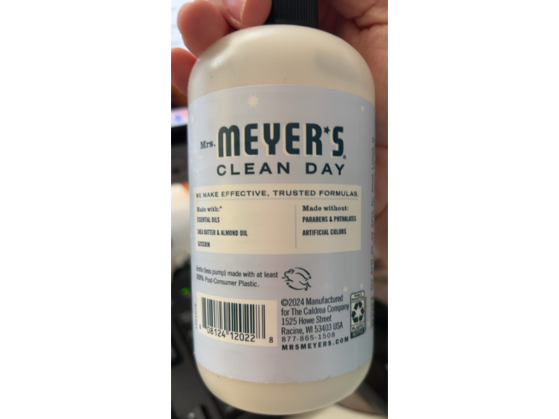 Mrs. Meyer's Clean Day Hand Lotion, Snowdrop Scent, 12 fl oz/354 mL
