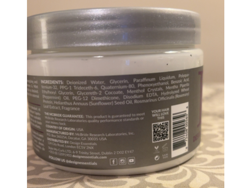 Design Essentials Moisturizing Conditioner, Rosemary & Mint, 11 oz/302 g