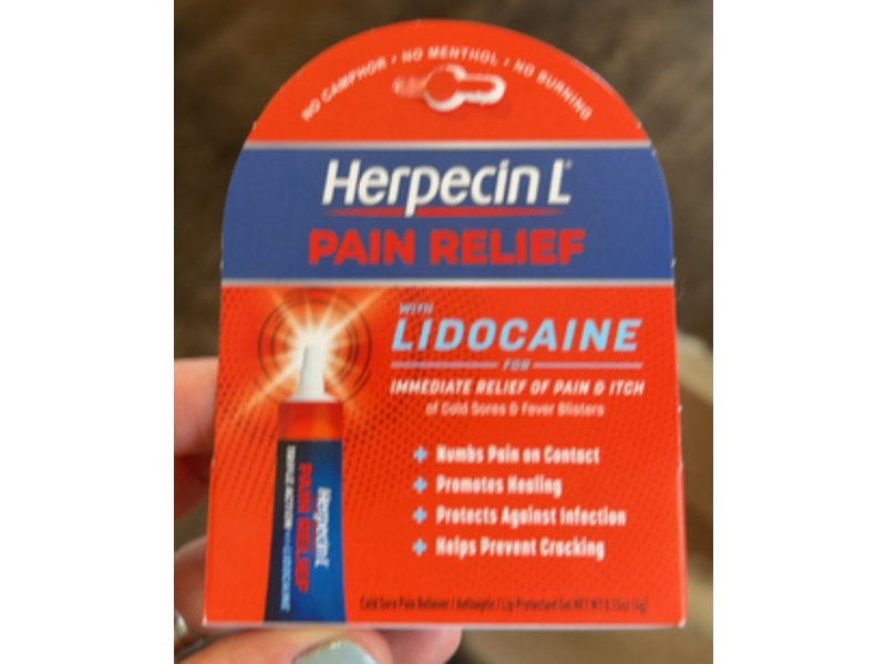Herpecin L Pain Relief, Lidocaine, 0.15 oz/4 g