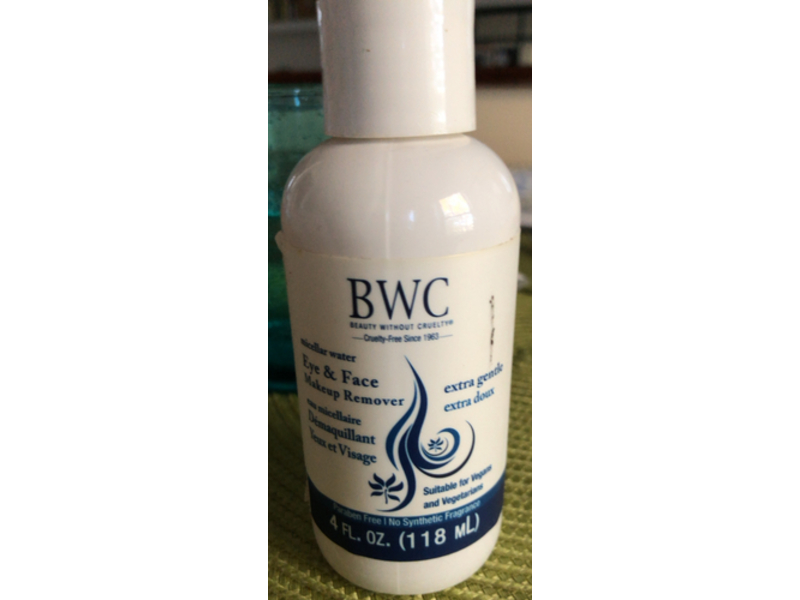 BWC Eye & Face Makeup Remover, 4 fl oz/118 mL