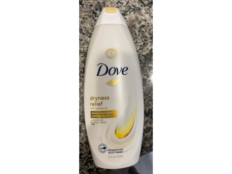 Dove Nourishing Body Wash, Dryness Relief, 22 oz, Pack Of 11