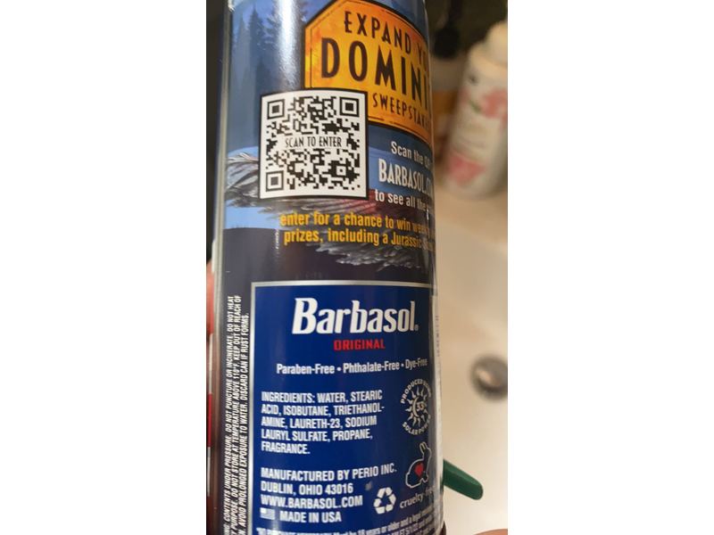 Barbasol Limited Edition Shaving Cream, Thick & Rich