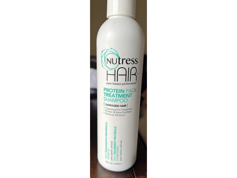 Nutress Hair Protein Pack Treatment Shampoo, 8 fl oz/240 mL