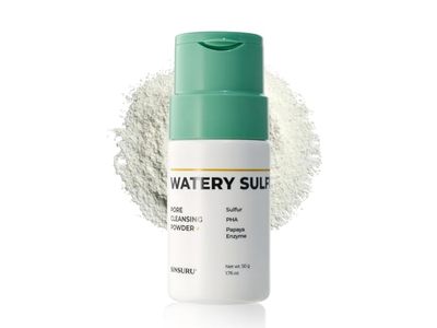 SINSURU Watery Sulfur Pore Cleansing Powder, 1.76 oz/50 g