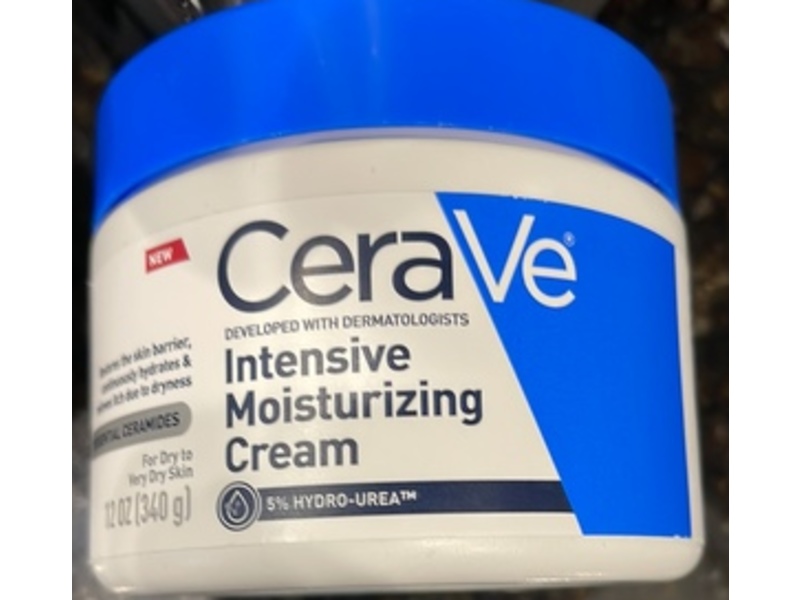 CeraVe Intensive Moisturizing Cream, 5% Hydro Urea, 12 fl oz/340 g