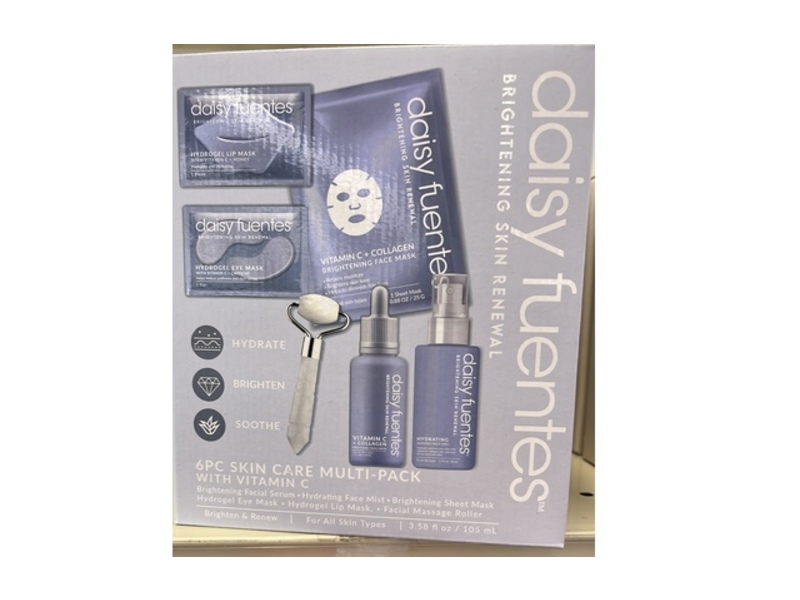 Daisy Fuentes 6PC Skin Care Multi-Pack Set with Vitamin C