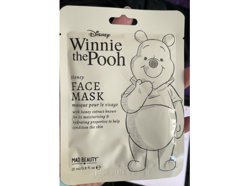 Mad Beauty Disney Winnie The Pooh Face Mask, Honey, 0.8 fl oz/25 mL