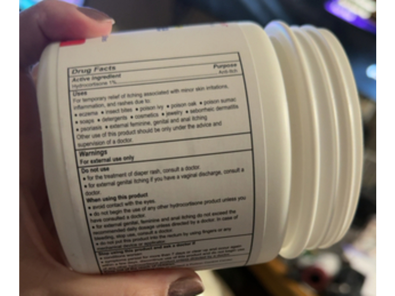 Globe Hydrocortisone Cream 1%, Maximum Strength, 16 oz/454 g