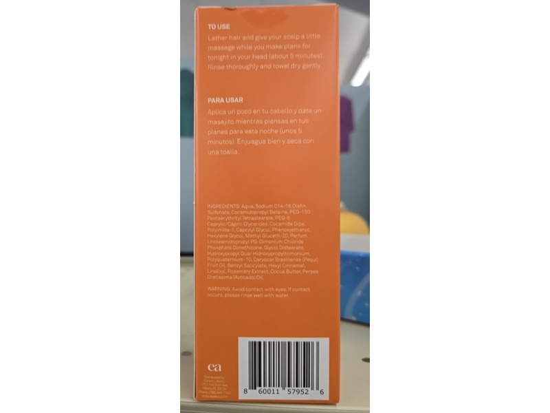 Eva + Avo Curly Hair Shampoo, 8 fl oz/236.59 mL