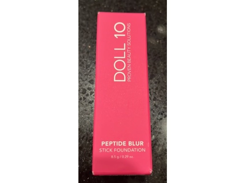 Doll 10 Peptide Blur Stick Foundation, Fair/Light, 0.29 oz/8.5 g