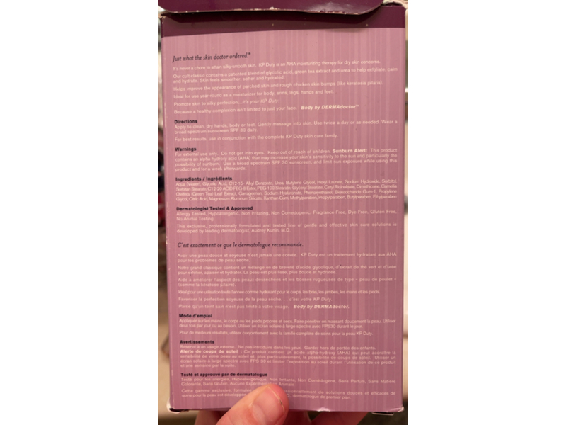 DERMAdoctor KP Double Duty AHA Moisturizing Therapy, 8 oz/240 mL, Count 2