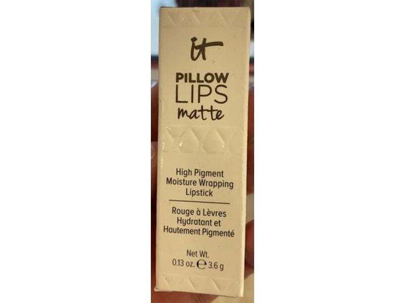 IT Cosmetics Pillow Lips Matte Lipstick, Like a Dream Matte, 0.13 oz/3.6 g