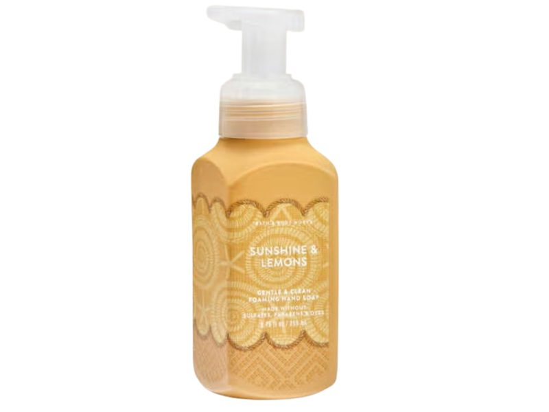 Bath & Body Works Gentle & Clean Foaming Hand Soap, Sunshine & Lemon, 8.75 fl oz/259 mL
