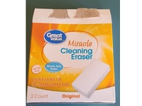 Great Value Miracle Cleaning Eraser, Original, 2 Count - thumbnail 2