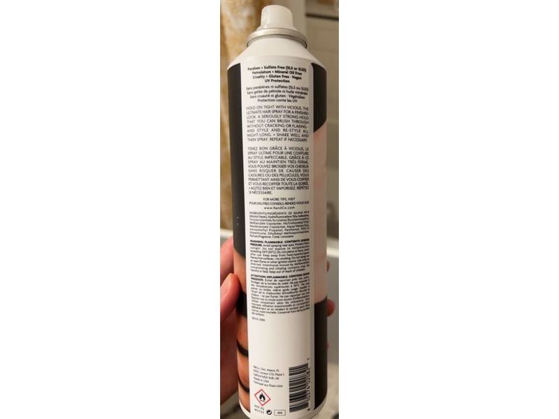 R+Co Vicious Flexible Hairspray, Strong Hold, 9.5 oz/310 mL