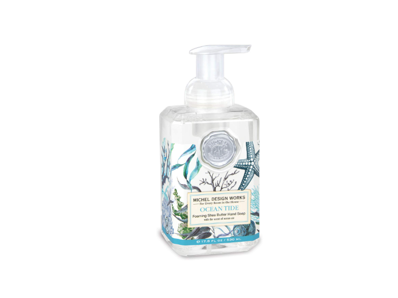 Michel Design Works Foaming Shea Butter Hand Soap, Ocean Tide, 17.8 fl oz/530 mL
