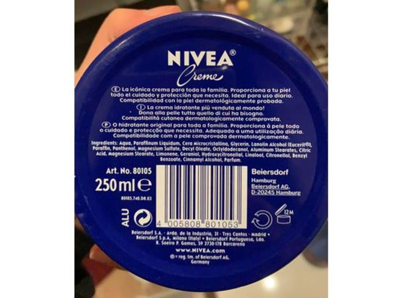Nivea Creme, 250 mL
