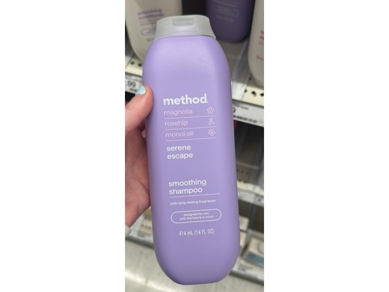Method Smoothing Shampoo, Serene Escape, 14 fl oz/414 mL