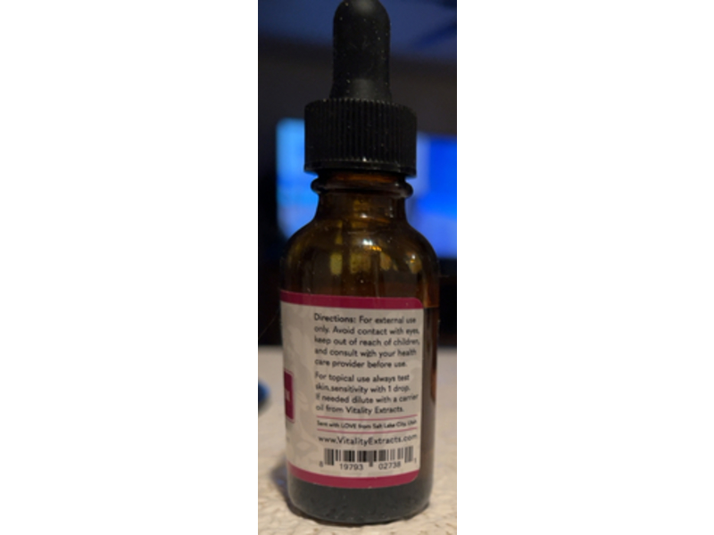 Vitality Extracts Pure Essential Oil, Helichrysum, 30 mL