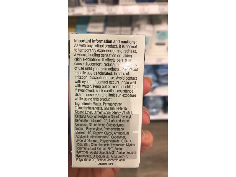 Neutrogena Rapid Wrinkle Repair Retinol Pro+Eye Cream, Fragrance free, 0.5 oz/14 g