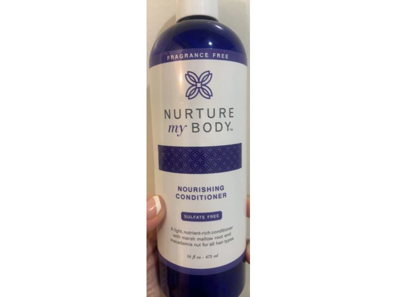 Nurture My Body Nourishing Conditioner, Fragrance Free, 16 fl oz/473 mL