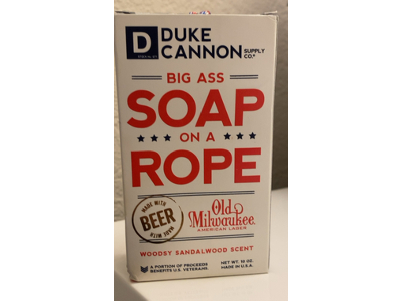 Duke Cannon Big Ass Beer Old Milwaukee Brick Bar Soap, Woody Sandalwood, 10 oz