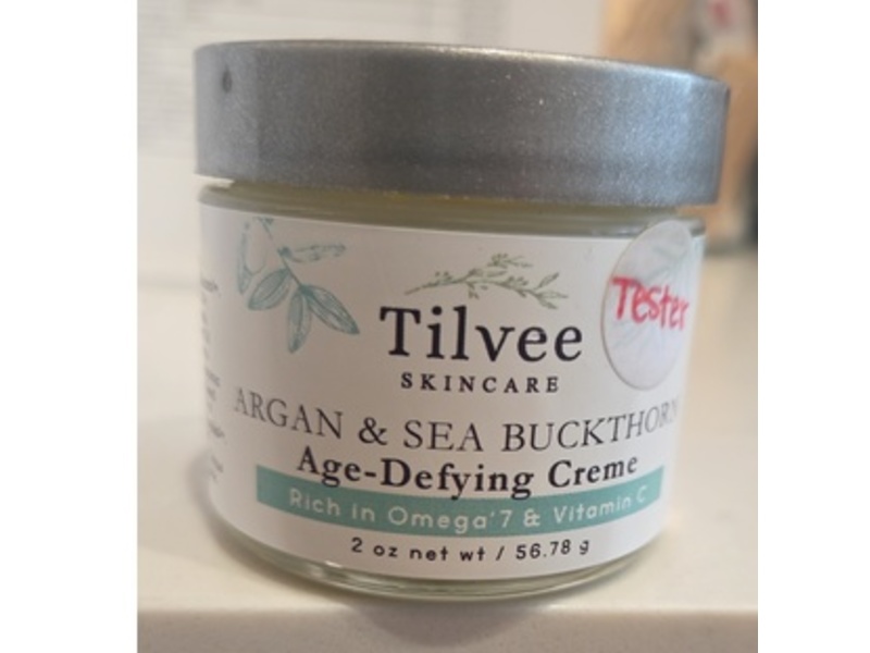 Tilvee Age-Defying Creme, Argan & Sea Buckthorn, 2 oz/56.78 g