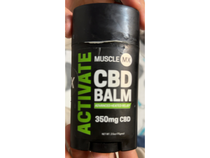 Muscle MX Activate CBD Balm, 350 mg, 2.5 oz/75 g