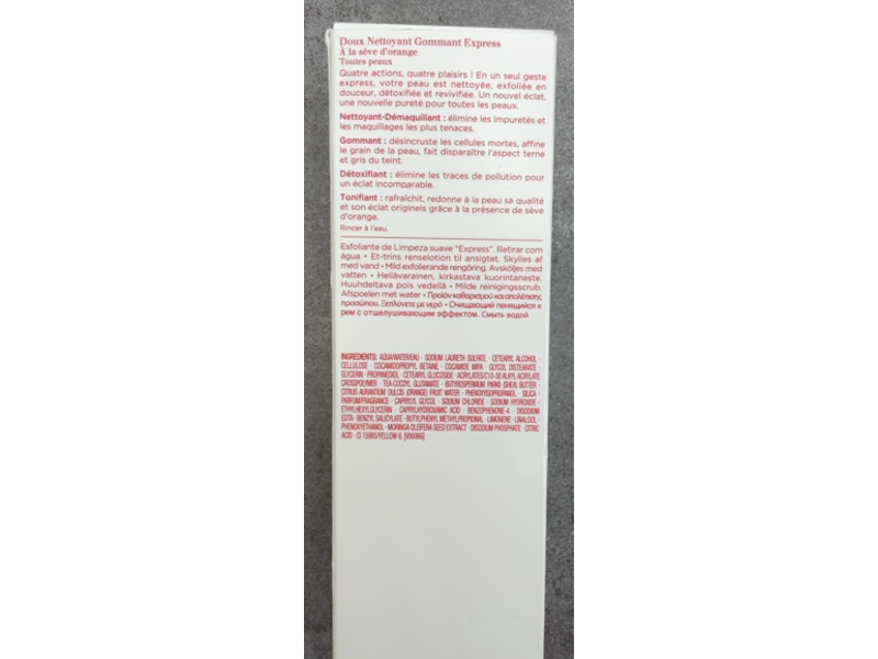 Clarins One - step Gentle Exfoliating Cleanser, Orange Extract, 4.4 oz/125 mL