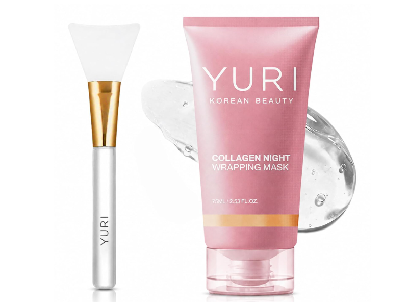 Yuri Collagen Night Wrapping Mask, 2.53 fl oz/75 mL